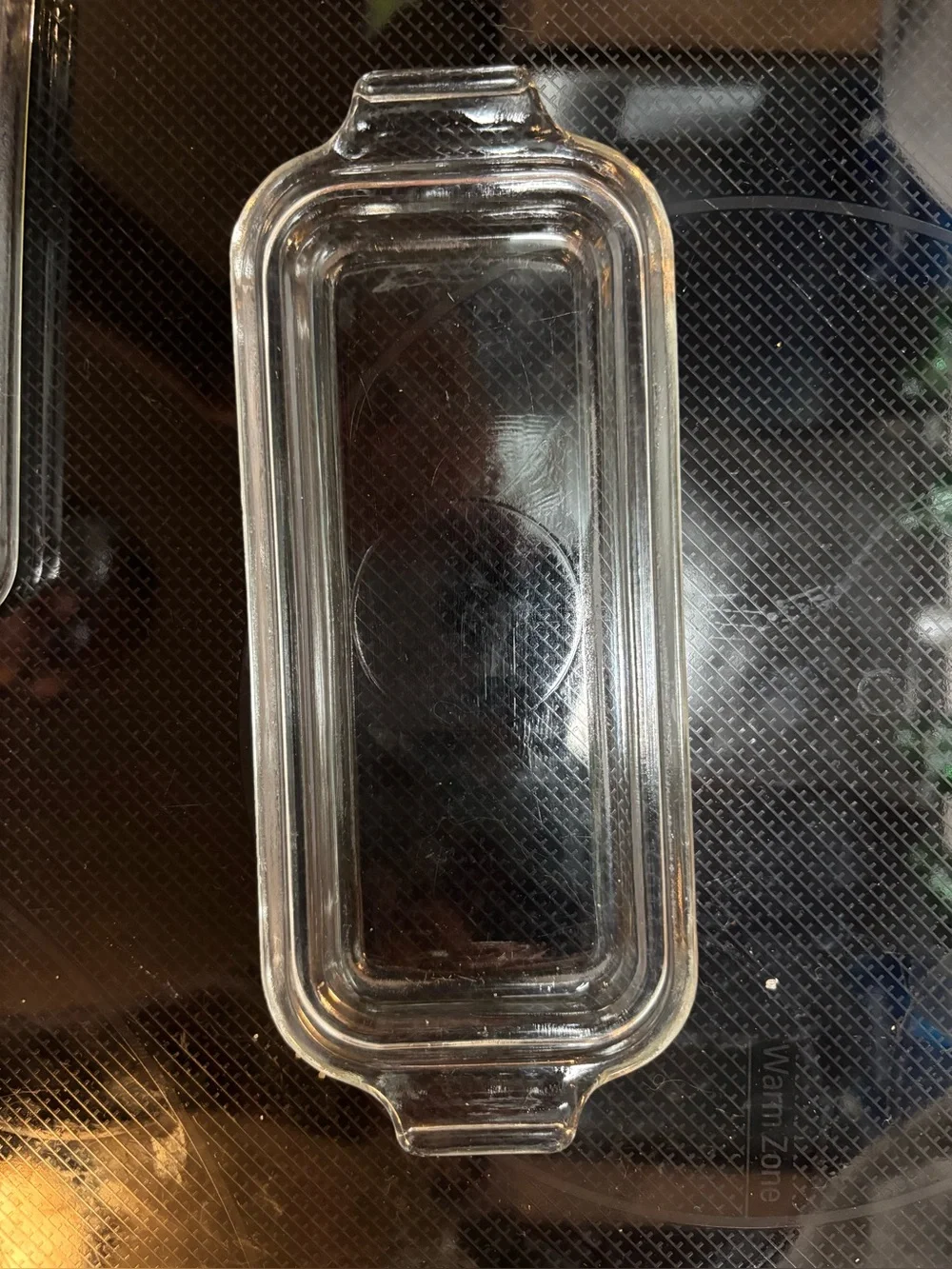 Vintage Art Deco Glass Butter Dish EUC